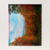 Puzzle Great Creek Smoky Mountains. voeux de Noël (Vertical)
