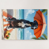 Puzzle Great Dane Beach Relax Scene (Horizontal)