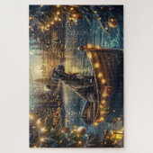 Puzzle Great Dane Christmas Festive Voyage (Vertical)