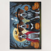 Puzzle Great Dane Dogs Citrouille Halloween Funny (Vertical)