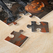 Puzzle Great Dane Halloween Éffrayant (Côté)