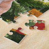 Puzzle Great Dane w Christmas Tree Cadeaux Boîtes de Noël (Côté)