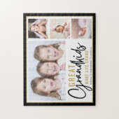 Puzzle Great Grandkids Make Life Grand 4 Photo Collage (Vertical)