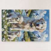 Puzzle Great Pyrenees Alpine Valley Art (Horizontal)