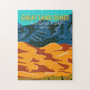 Puzzle Great Sand Dunes National Park Colorado Vintage 