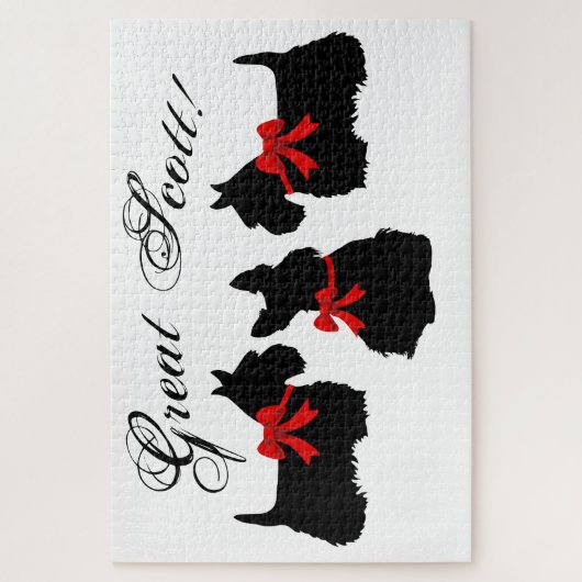 Puzzle "Great Scott !", Scottish Terrier chien/Scotland c (Vertical)