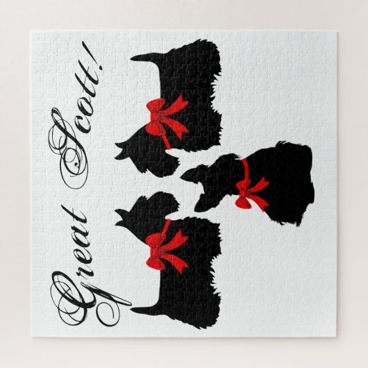 Puzzle "Great Scott !", Scottish Terrier chien/Scotland c (Vertical)