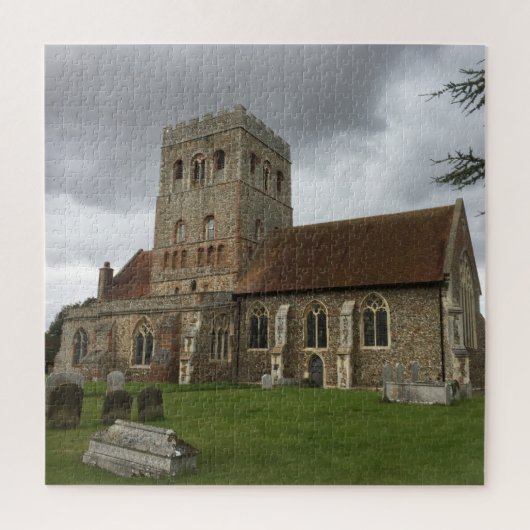 Puzzle Great Tey, église paroissiale anglaise (Vertical)