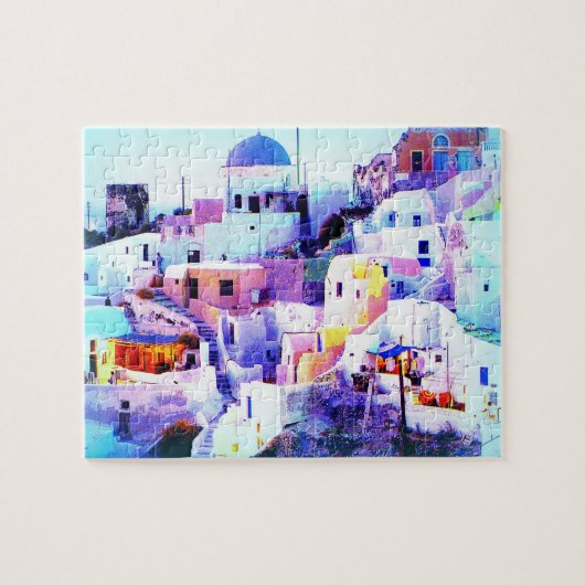Puzzle grec de ville de Hillside (Horizontal)
