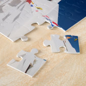 Puzzle Grèce et île grecque de Santorin ville d'Oia 4 (Côté)