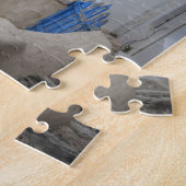 Puzzle Grèce, Santorin. Clocher et dômes bleus de 3 (Côté)