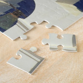 Puzzle Grèce, Santorin. Vue sur une église grecque et (Côté)