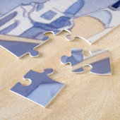 Puzzle Grèce Santorini Aquarelle Croquis mer Egée | (Côté)