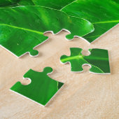 Puzzle Green feuille Palm Leaf feuillage tropical jungle (Côté)