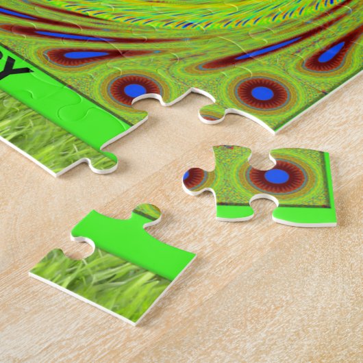 Puzzle Green Pasture Avoir une belle journée Ne vous inqu (Côté)