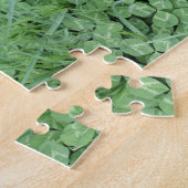 Puzzle Green Spring Clover LOVE Mariage Photo Art Fun (Côté)