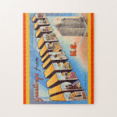 Puzzle Greensboro NC Salutations 11x14 (Vertical)