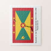 Puzzle GRENADA | Blessed Nation | DRAPEAU GRENADIEN (Vertical)