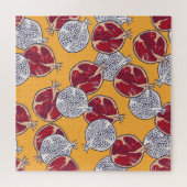 Puzzle Grenade dessinée : Motif Vintage fait main (Horizontal)