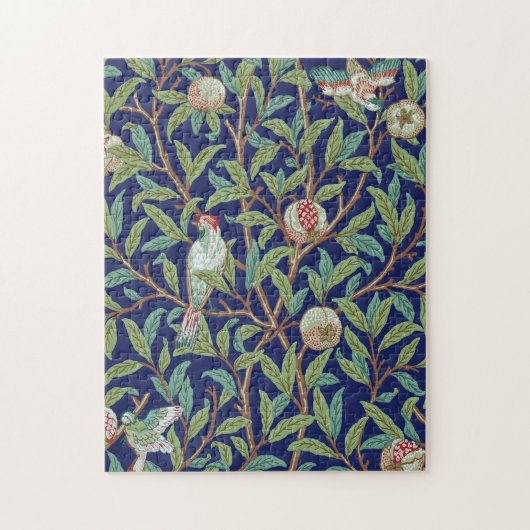 Puzzle Grenade et Petit Oiseau, William Morris (Vertical)