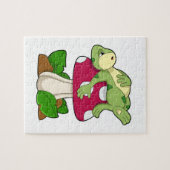 Puzzle Grenouille au coucher du champignon (Horizontal)