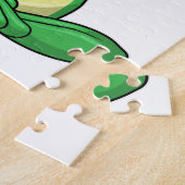 Puzzle Grenouille au yoga en jambe croisée (Côté)
