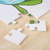 Puzzle Grenouille avec boule de cristal (Côté)