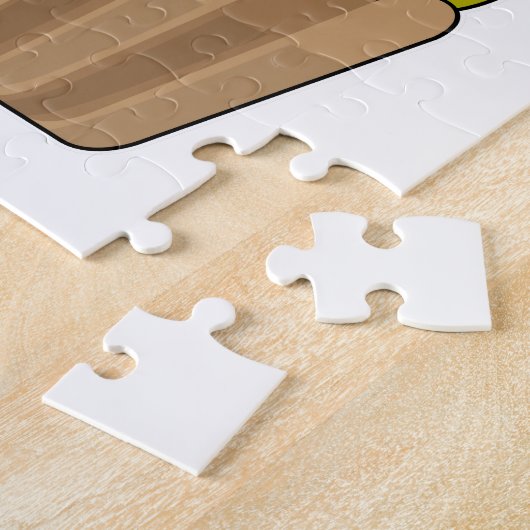 Puzzle Grenouille avec muffin (Côté)