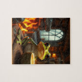 Puzzle Grenouille confortable (Horizontal)