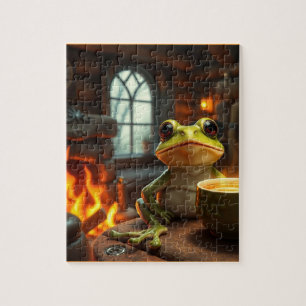 Puzzle Grenouille confortable