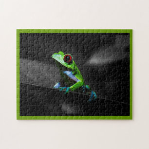 Puzzle Grenouille d'arbre observée par rouge III