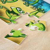 Puzzle Grenouille de volleyball (Côté)