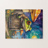 Puzzle Grenouille livre d'histoire Whimsical (Horizontal)