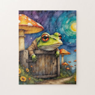 Puzzle Grenouille livre d'histoire Whimsical