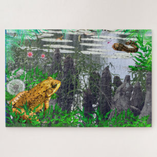 Puzzle Grenouille marécageuse