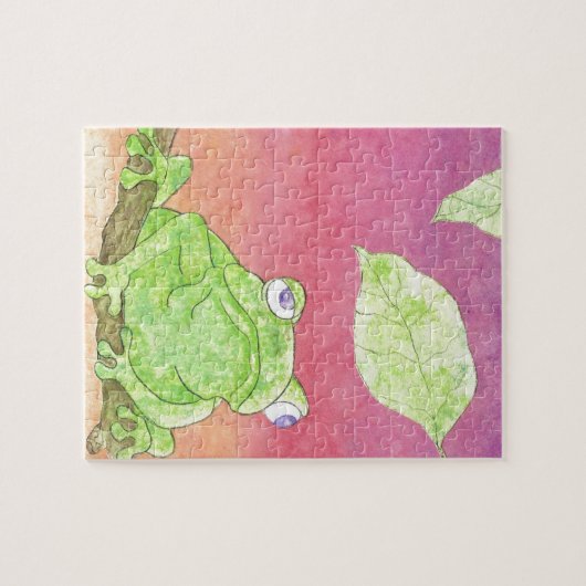 Puzzle grenouille mignonne (Horizontal)