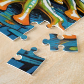 Puzzle Grenouille nocturne (Côté)