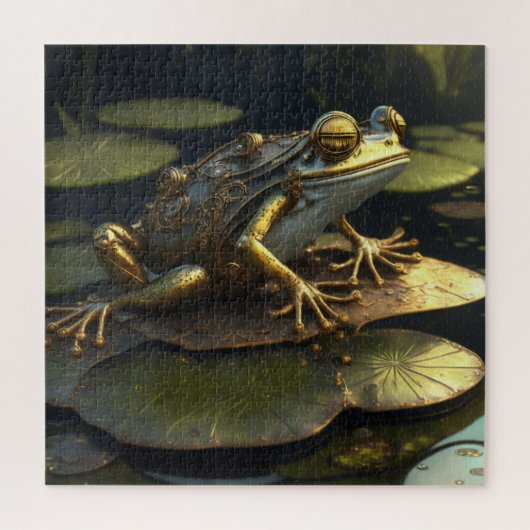 Puzzle Grenouille Steampunk | Art gothique (Vertical)