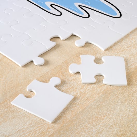 Puzzle Grenouille sur la feuille avec insecte (Côté)