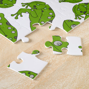 Puzzle Grenouille verte