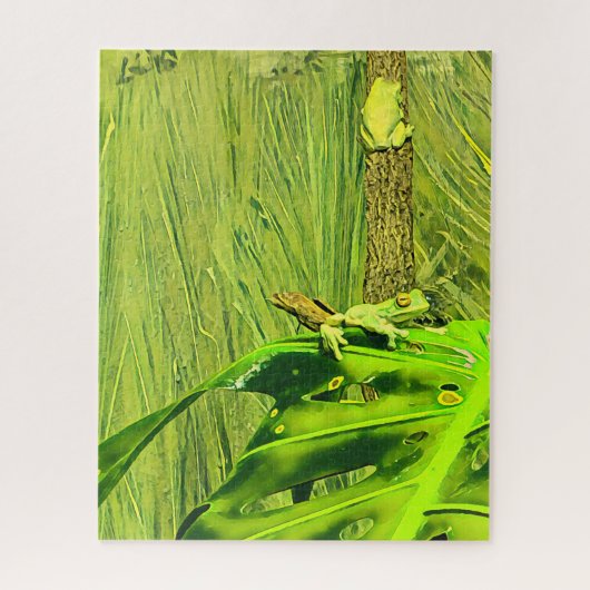 Puzzle Grenouille verte Grenouille australienne (Vertical)