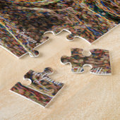 Puzzle Grenouilles léopard Pop Art (Côté)
