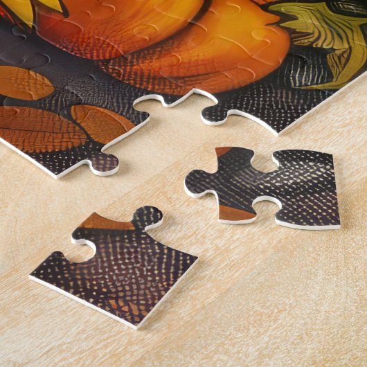 Puzzle Greyhound Chig Automne Harvest Thankgiving (Côté)