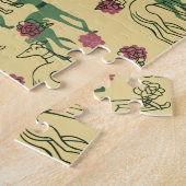 Puzzle Greyhounds et Rose (Côté)