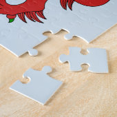 Puzzle Griffin en rouge et vert (Côté)
