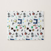 Puzzle Griffonnages de triathlon (Horizontal)