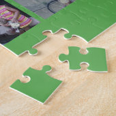 Puzzle Grille de collage de 60 photos - Texte de script - (Côté)