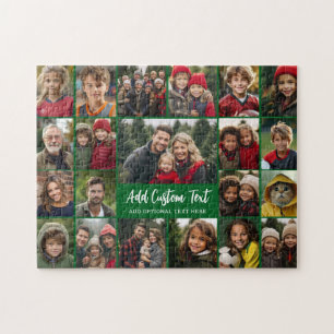 Puzzle Grille de collage photo 21 avec 2 zones de texte -