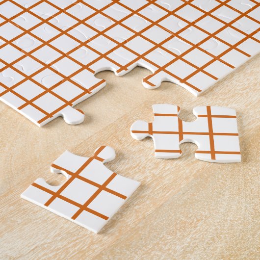 Puzzle Grille orange (Côté)