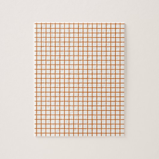 Puzzle Grille orange (Vertical)